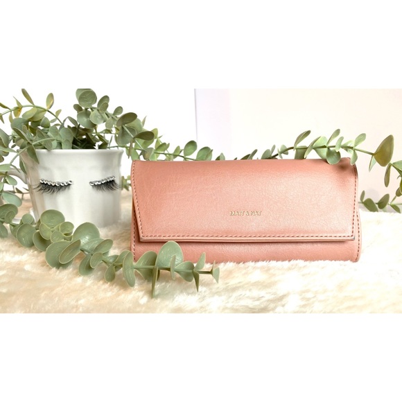 Matt & Nat Handbags - Matt & Nat Light Pink Vegan Leather Vera Wallet